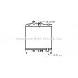 AVA QUALITY COOLING HD2080 - Radiateur, refroidissement du moteur