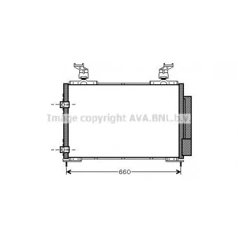 Condenseur, climatisation AVA QUALITY COOLING OEM 80100S9VA01