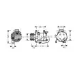 AVA QUALITY COOLING HDK208 - Compresseur, climatisation