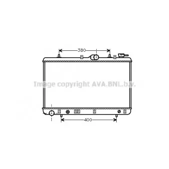 Radiateur, refroidissement du moteur AVA QUALITY COOLING HY2029