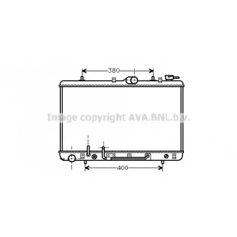 Radiateur, refroidissement du moteur AVA QUALITY COOLING HY2030