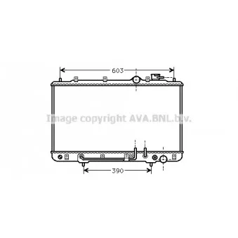 AVA QUALITY COOLING HY2032 - Radiateur, refroidissement du moteur