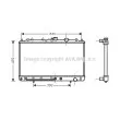 AVA QUALITY COOLING HY2076 - Radiateur, refroidissement du moteur