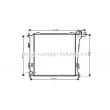 AVA QUALITY COOLING HY2207 - Radiateur, refroidissement du moteur