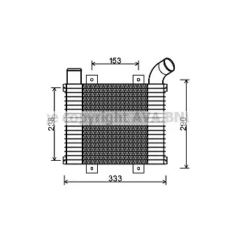 AVA QUALITY COOLING HY4225 - Intercooler, échangeur