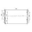 Condenseur, climatisation AVA QUALITY COOLING [HY5345D]