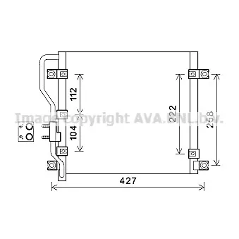 AVA QUALITY COOLING HY5376 - Condenseur, climatisation