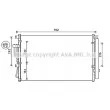 Condenseur, climatisation AVA QUALITY COOLING [HY5394D]