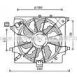 Ventilateur, refroidissement du moteur AVA QUALITY COOLING [HY7563]