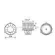 Moteur électrique, pulseur d'air habitacle AVA QUALITY COOLING [HY8354]