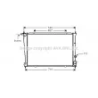 AVA QUALITY COOLING HYA2049 - Radiateur, refroidissement du moteur