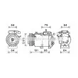 AVA QUALITY COOLING HYK422 - Compresseur, climatisation