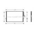 AVA QUALITY COOLING JE5018 - Condenseur, climatisation