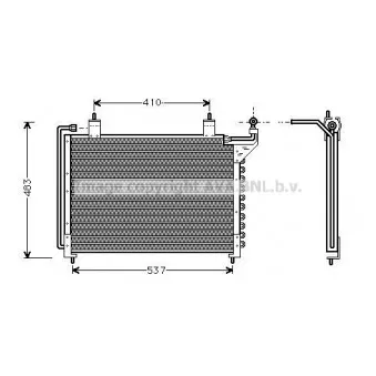 AVA QUALITY COOLING JR5013D - Condenseur, climatisation