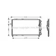 AVA QUALITY COOLING KA5014 - Condenseur, climatisation
