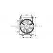 AVA QUALITY COOLING KA7513 - Ventilateur, refroidissement du moteur