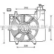 AVA QUALITY COOLING KA7531 - Ventilateur, refroidissement du moteur