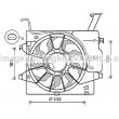 Ventilateur, refroidissement du moteur AVA QUALITY COOLING [KA7536]