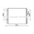 AVA QUALITY COOLING KAA5149D - Condenseur, climatisation
