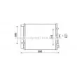 AVA QUALITY COOLING KAA5150D - Condenseur, climatisation