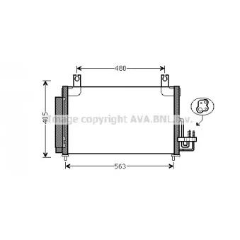 Condenseur, climatisation AVA QUALITY COOLING KAA5204