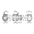 AVA QUALITY COOLING KAAK145 - Compresseur, climatisation