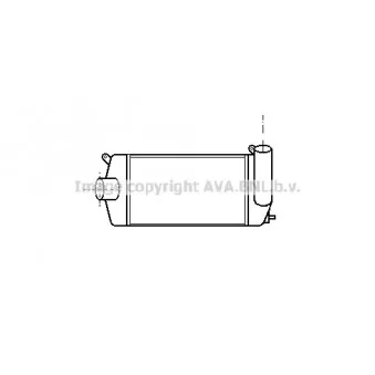 Intercooler, échangeur AVA QUALITY COOLING LC4042