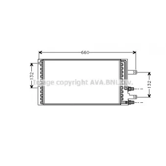 Condenseur, climatisation AVA QUALITY COOLING LC5061