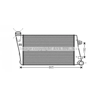 AVA QUALITY COOLING LV4001 - Intercooler, échangeur