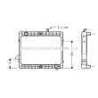 AVA QUALITY COOLING ME2123 - Radiateur, refroidissement du moteur