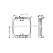 Radiateur, refroidissement du moteur AVA QUALITY COOLING [ME2167]