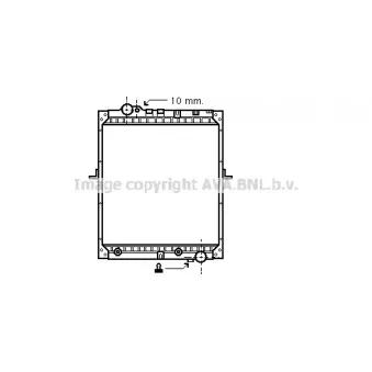 Radiateur, refroidissement du moteur AVA QUALITY COOLING OEM 6525016601