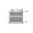 Intercooler, échangeur AVA QUALITY COOLING [MN4055]