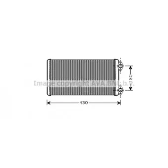 Système de chauffage AVA QUALITY COOLING MN6030 pour MAN L2000 9,163 LK, L-KI, LRK, LR-KI, LRK-L, LK-L - 155cv