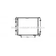 Radiateur, refroidissement du moteur AVA QUALITY COOLING [MS2095]