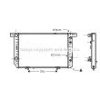 AVA QUALITY COOLING MS2237 - Radiateur, refroidissement du moteur