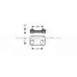 AVA QUALITY COOLING MS3225 - Radiateur d'huile