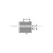 Radiateur d'huile AVA QUALITY COOLING [MS3536]