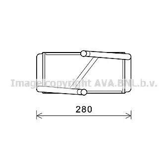 Système de chauffage AVA QUALITY COOLING OEM A0018356401 Système de chauffage AVA QUALITY COOLING OEM A0018356401