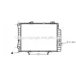 AVA QUALITY COOLING MSA2192 - Radiateur, refroidissement du moteur