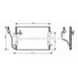 Condenseur, climatisation AVA QUALITY COOLING [MSA5330]