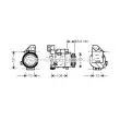 AVA QUALITY COOLING MSAK425 - Compresseur, climatisation