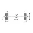 AVA QUALITY COOLING MSD292 - Filtre déshydratant, climatisation