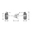 Filtre déshydratant, climatisation AVA QUALITY COOLING [MSD293]