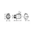 AVA QUALITY COOLING MSK560 - Compresseur, climatisation