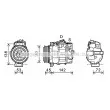 AVA QUALITY COOLING MSK577 - Compresseur, climatisation