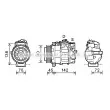 AVA QUALITY COOLING MSK586 - Compresseur, climatisation