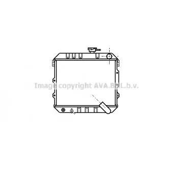 Radiateur, refroidissement du moteur AVA QUALITY COOLING OEM MB221857