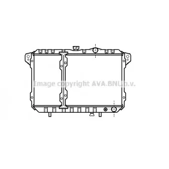 Radiateur, refroidissement du moteur AVA QUALITY COOLING MT2035 Radiateur, refroidissement du moteur AVA QUALITY COOLING MT2035