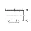 AVA QUALITY COOLING MT2101 - Radiateur, refroidissement du moteur